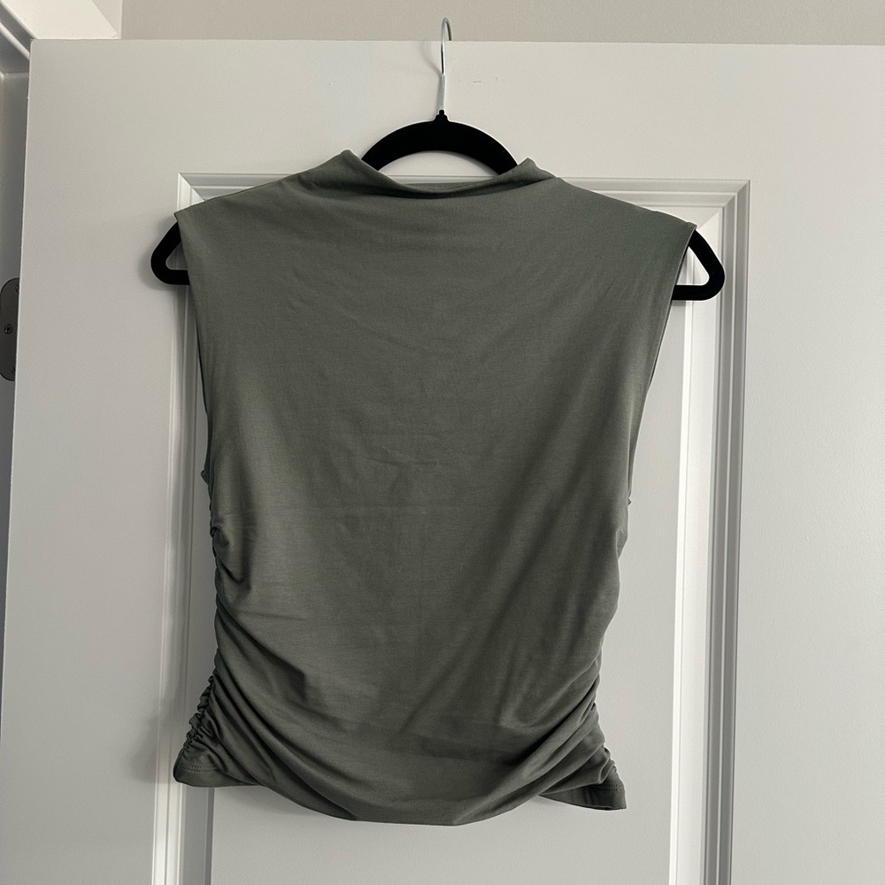 Abercrombie & Fitch Paloma Top in Olive Green